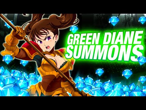 MY LUCK IS INSANE FOR GREEN DIANE SUMMONS!! FULL UNIT ANALYSIS! | SEVEN DEADLY SINS GRAND CROSS