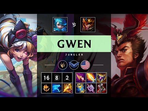 Gwen Jungle vs Jarvan IV - NA Diamond Patch 25.14