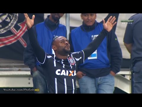 Gol de Vagner Love, Corinthians 2 x 1 Figueirense - Brasileirão 27/06/2015