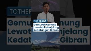 Gunung Lewotobi Laki-laki Bergemuruh Jelang Kunjungan Wapres Gibran, Aparat TNI-Polri Bersiaga