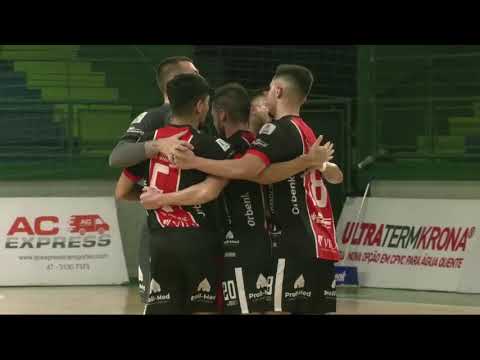 Gols: JEC/Krona 5 x 0 Joaçaba - Campeonato Catarinense de Futsal 2021