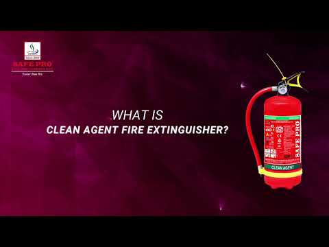 Clean Agent Fire Extinguishers