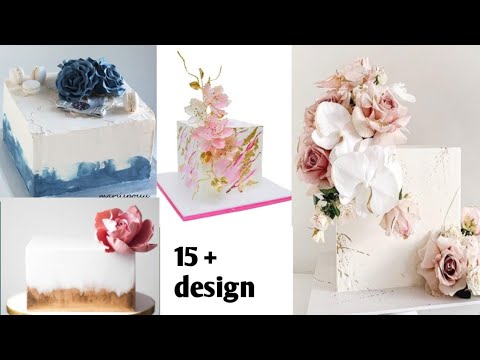 latest square cake design|rectangle cake design|cake decoration ideas|jasmees home world