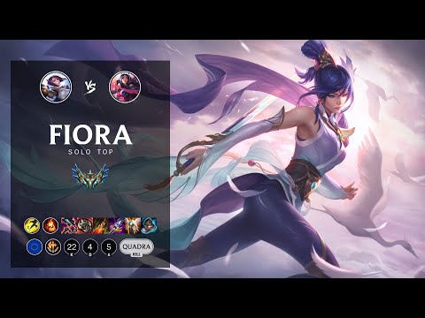 Fiora Top vs Irelia - EUW Challenger Patch 12.7