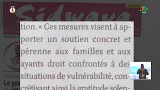 Revue de presse du 25 septembre 2026