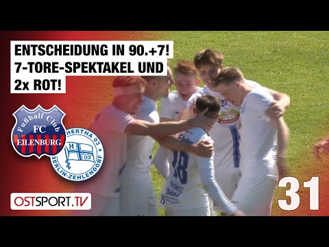 Entscheidung in 90.+7! 7-TORE-SPEKTAKEL UND 2x ROT! Eilenburg - Zehlendorf | Regionalliga Nordost
