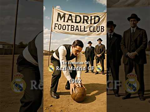 The Evolution Of Real Madrid FC ⚽️ #realmadrid #cristianoronaldo #ronaldo #soccer #football #ai