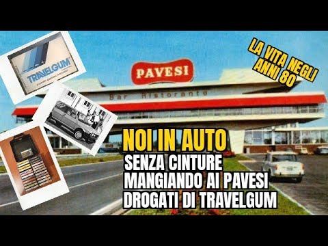 Life in the '80s - Us in the car with Pavesi, Travelgum, and cassettes