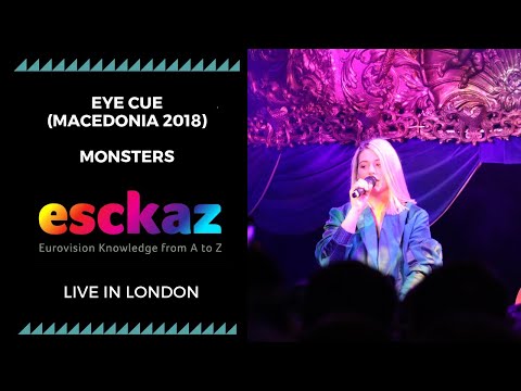 ESCKAZ in London: Eye Cue - Macedonia 2018 - Monsters (at London Eurovision Party 2019)