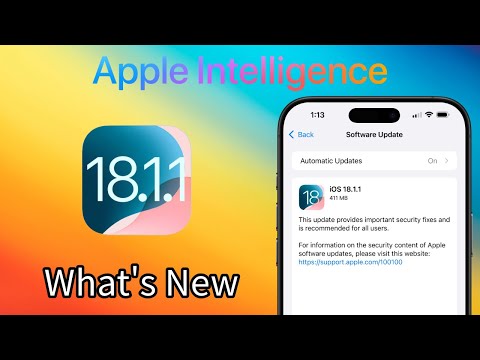 iOS 18.1.1 Is OUT- Security FIXES In Tow!