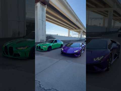 BMW M3CS vs STOCK Huracan! (S4T STAGE 2 w/ exhaust) #stage4tuning #bmw #lamborghini #automobile