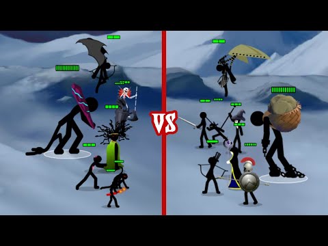 All Chaos Units vs All Order Units - Stick War