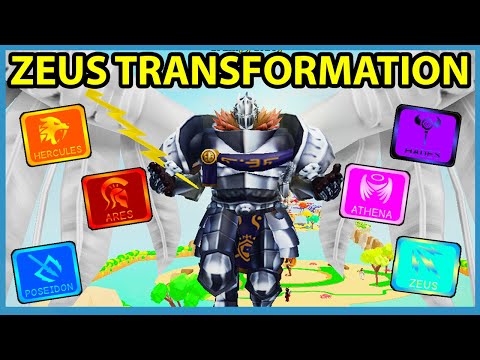 I Unlocked Zeus God Transformation! Max Size & Muscles! | Roblox Lifting Simulator