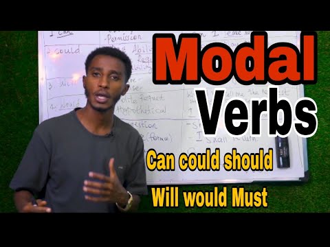 Modal Verbs | Kanneen guyya guyyaan itti fayyadamnu  | Can, Could, Shall should will would, Must May