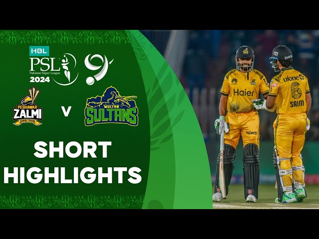 Short Highlights | Peshawar Zalmi vs Multan Sultans | Match 21 | HBL PSL 9 | M1Z2U