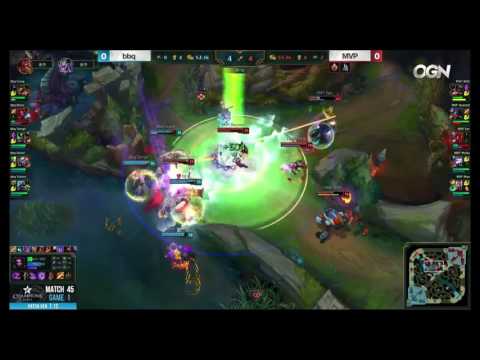 BBQ vs MVP Highlights Game 1 LCK SUMMER 2017 BBQ Olivers vs MVP