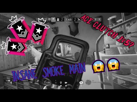 INSANE SMOKE MAIN : PC Champion - Ranked Highlights - Rainbow Six Siege