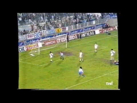 CD Málaga 1 (Toledano)- Rayo Vallecano 0. Temporada 1989/90.