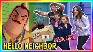 THE NEIGHBOR STOLE OUR FAN MAIL! | HELLO NEIGHBOR REAL LIFE | We Are The Davises