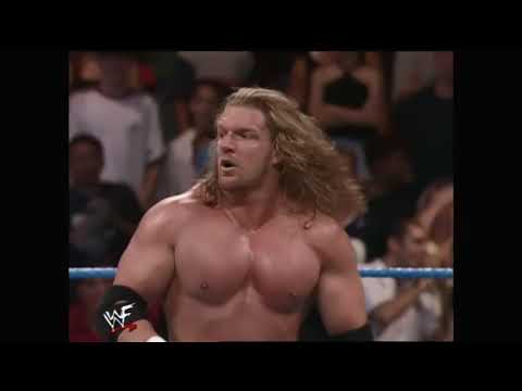 Triple H vs Vince Mcmahon   Stone Cold Screws Triple H out of the WWF TItle 1999 Smackdown