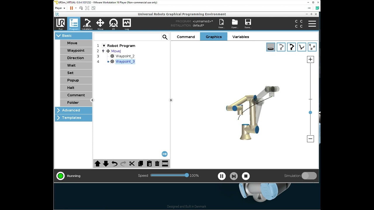 Basic Programming UR Robot - MoveJ - Demo 2