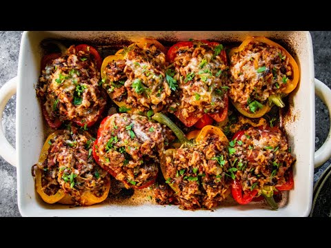 A Delicious Recipe for Easy Stuffed Bell Peppers | Fast Stuffed Peppers Recipe!