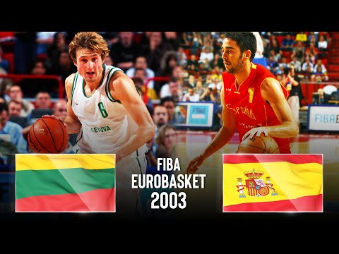 Lithuania 🇱🇹 v Spain 🇪🇸 | FINAL | Classic Full Games - FIBA EuroBasket 2003 Men