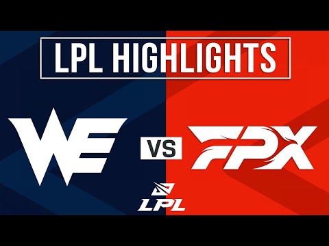 WE vs FPX Highlights ALL GAMES | LPL 2025 Split 2 | Team WE vs FunPlus Phoenix