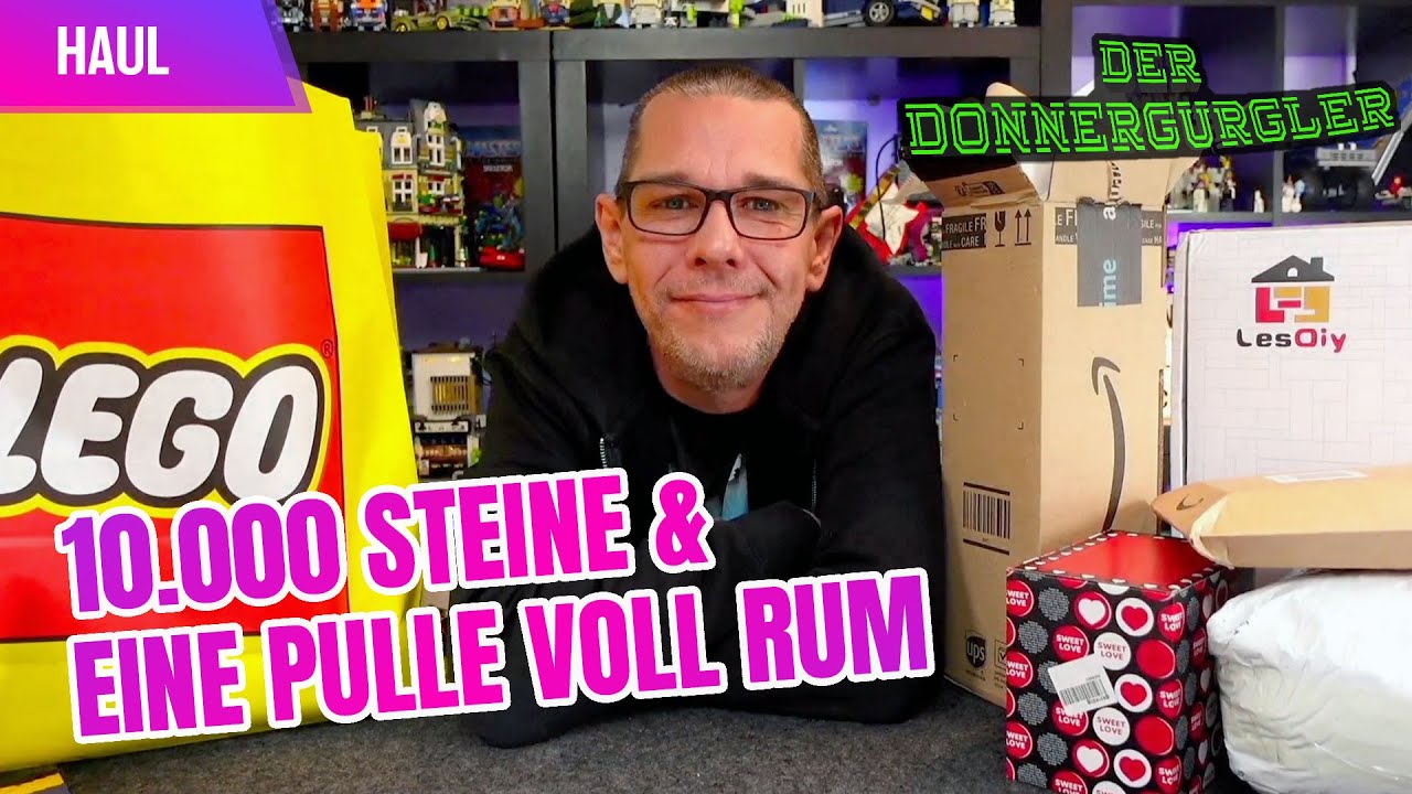 Lego & Klemmbaustein Haul Nr 22 - 10.000 Klemmbausteine und eine Pulle voll Rum