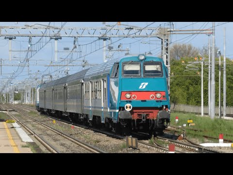 E464 sui treni regionali a San Stino di Livenza!!