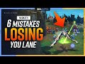 McBaze's 6 Low Elo MISTAKES Losing YOU Lane - League of Legends