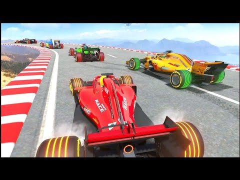 Formula Car Racing Stunt Simulator 2024 #8 Impossible Mega Ramp Car 3D Android Gameplay Gt Car Stunt