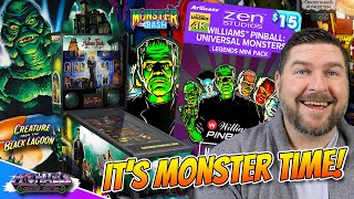 AtGames Legends Pinball 4K Universal Monsters Mini Pinball Pack First Impressions!