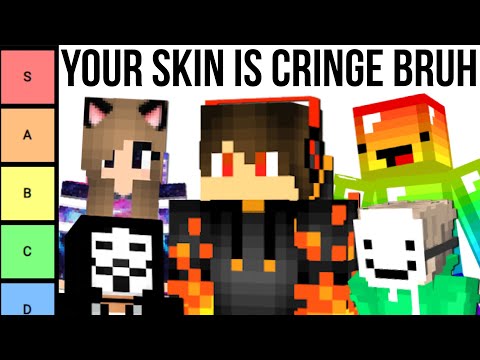 Ranking every minecraft skin based on cringe...
