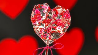 Isomalt Heart-Shaped Lollipops