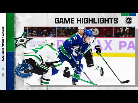 Stars @ Canucks 11/7/21 | NHL Highlights