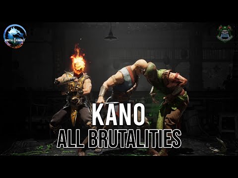Mortal Kombat 1 - KANO Kameo Brutality (All Brutalities) [1440p 60FPS]