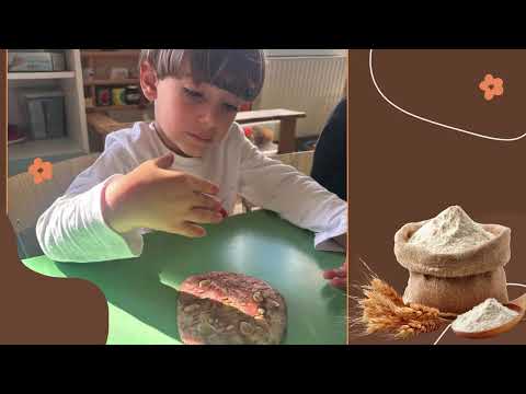 Attivita': Torta d'autunno con farina e sale