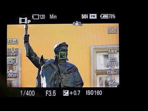 Test: sony alpha 77 - AF-A mode at video-recording