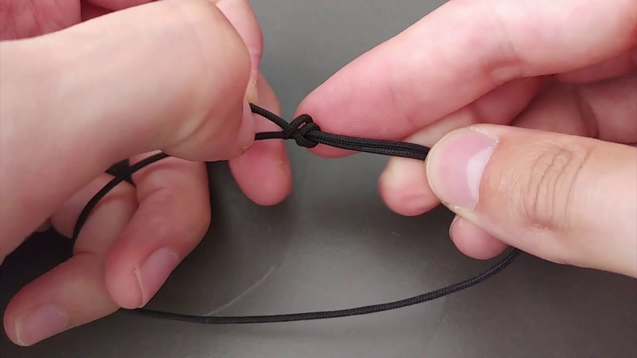 Comment faire un nœud de bracelet coulissant 