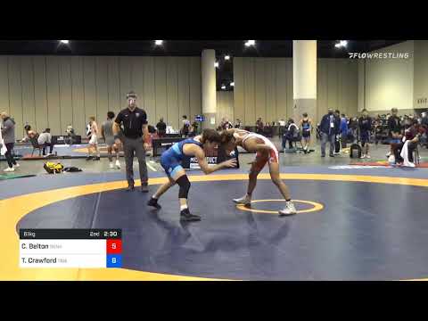 61 Kg Quarterfinal Cleveland Belton Sunkist Kids Wrestling Club Vs Trey Crawford Tiger Style Wrest