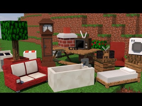 rezendeevil - Minecraft: FURNITURE MOD (COMPUTER, TOILET, STOVE, BATHTUB) FURNITURE Mod Showcase