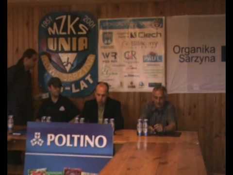 Unia Nowa Sarzyna - Orlęta Radzyń Podlaski 1-1 Konferencja III Liga 27kolejka 2.06.2010r.