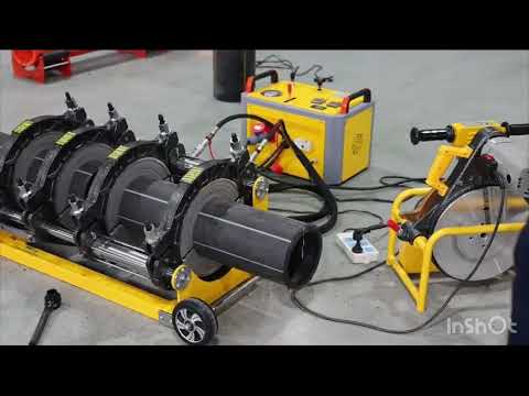 315 mm hdpe pipe hydraulic butt fusion welding machine, auto...