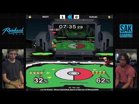 Runback 2018 Low-Tier Singles Winners Quarters - NOOT (Ness) vs Soltrain (Young Link)