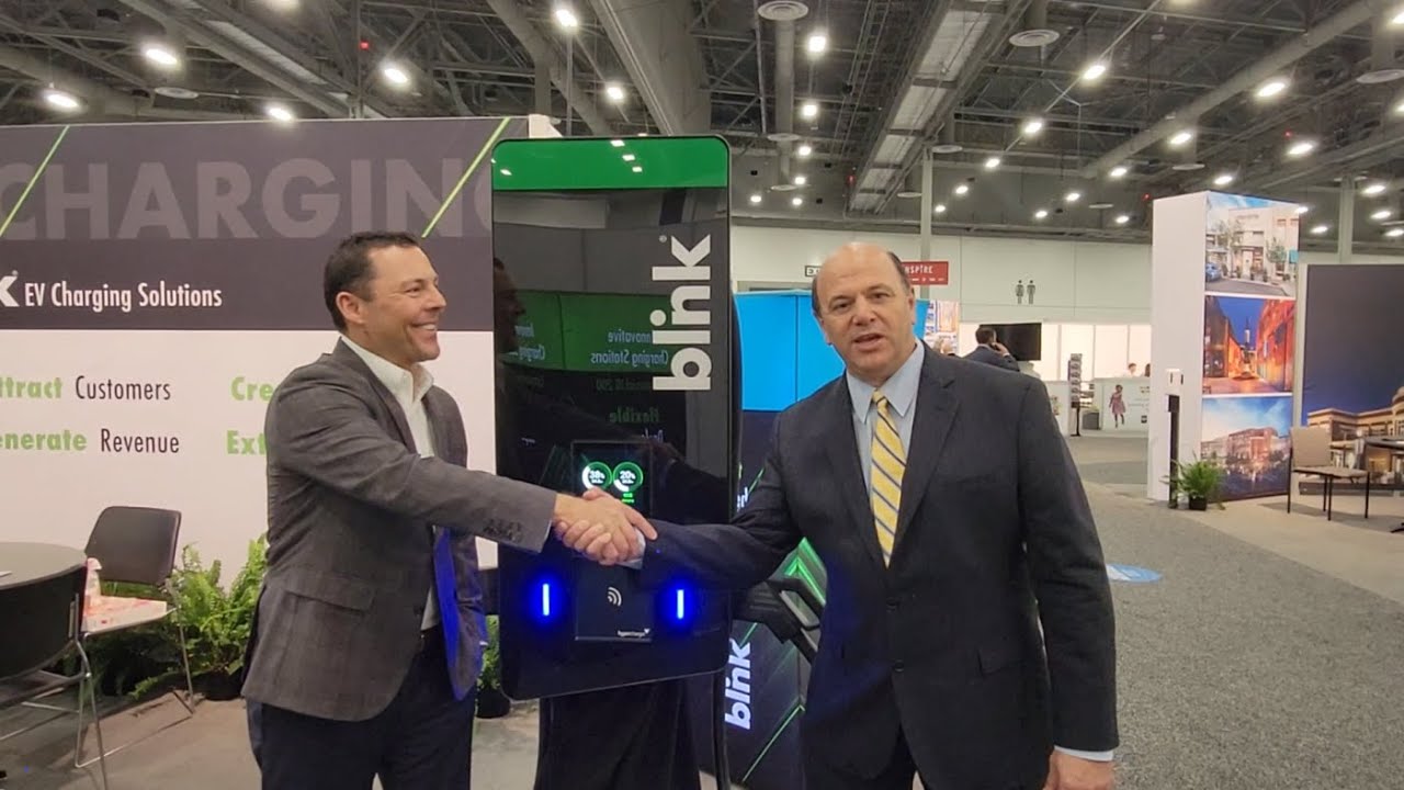 Blink Charging Station ICSC Here We Go 2021 - On Net Lease TV!!