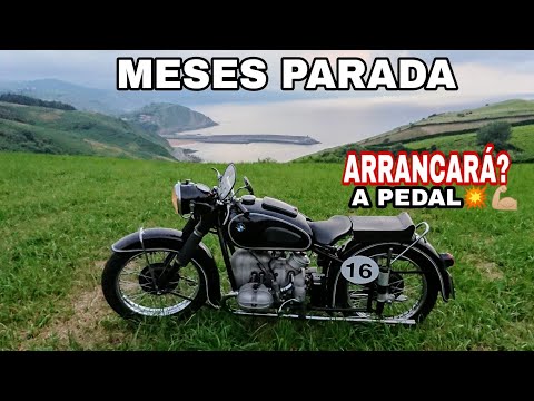 Arrancar Moto BMW Racer parada 4 meses🚀 BMW R51/3 – R67 – R68 años 50 Arrancando mis motos tras el 🦠