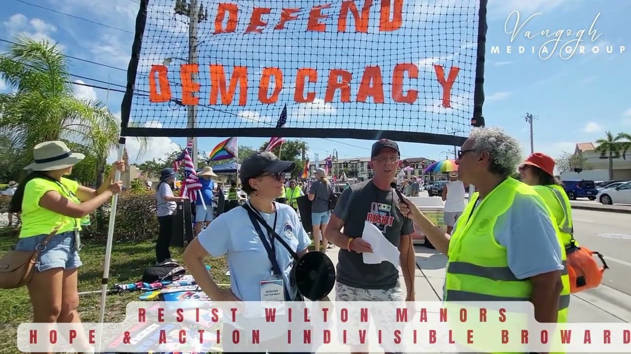 Jennifer Jones and John McNeice Fighting for Women and LGBTQIA Rights Wilton Manors August 16, 2025