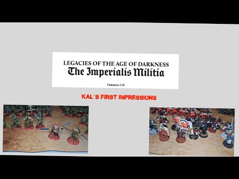 Horus Heresy Imperialis Militia First Impression