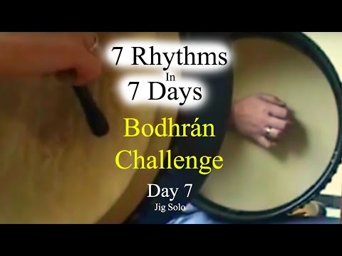 (Bodhran Solo) Day 7 Of 7 Rhythms In 7 Days Bodhran Challenge